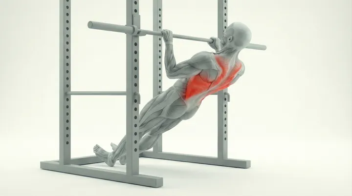 Inverted Row 3D Animation — Back & Biceps Asset | MoveKit | MoveKit